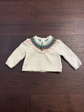Vintage Ralph Lauren Fair Isle Holiday Baby Cardigan